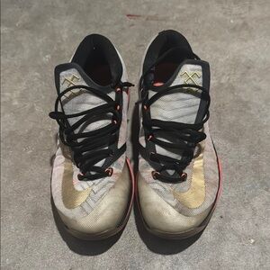 Nike Gold and Black Men's Sneakers